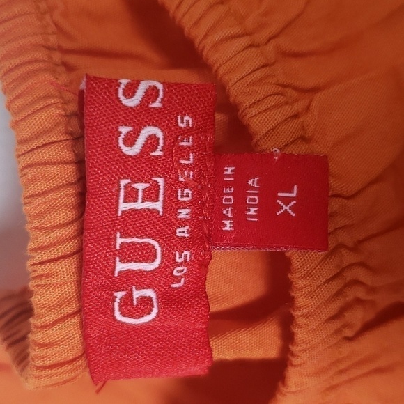 Guess Orange Mini Dress Size XL - Picture 7 of 8